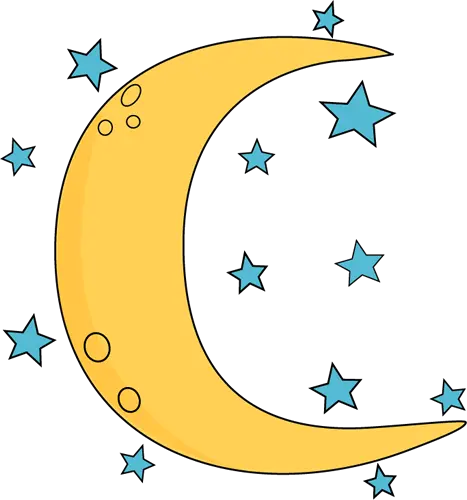  Moon Starspng Moon And Stars Clipart Stars Png