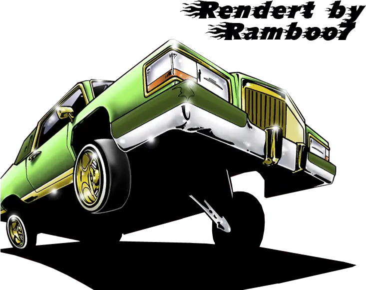  Off Lowrider Car Cartoon Png Lowrider Png