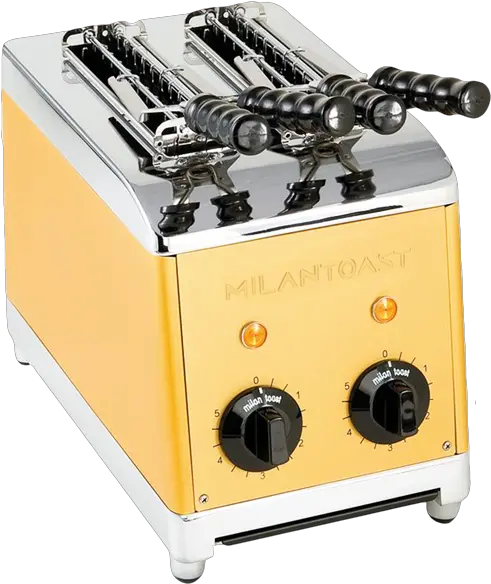  Toaster With Tongs Yellow Gold Png