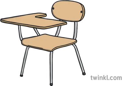  Modern School Desk And Chair 1950s Past Present Sorting Office Chair Png School Desk Png