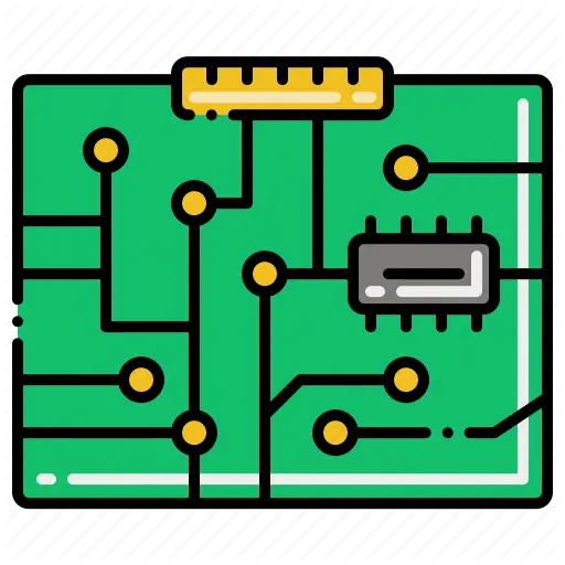  Board Circuit Motherboard Icon Download On Iconfinder Vertical Png Circuit Icon Png