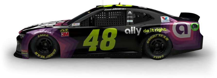  48 Ally Paint Scheme Automotive Decal Png Nascar Png