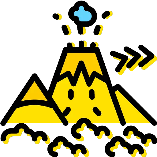  Volcano Vector Svg Icon Noun Project Volcano Png Volcano Icon Png