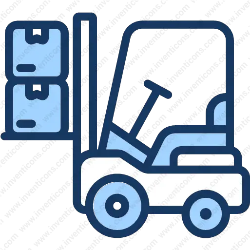  Download Forklift Vector Icon Inventicons Pallet Jack Png Industrial Equipment Icon