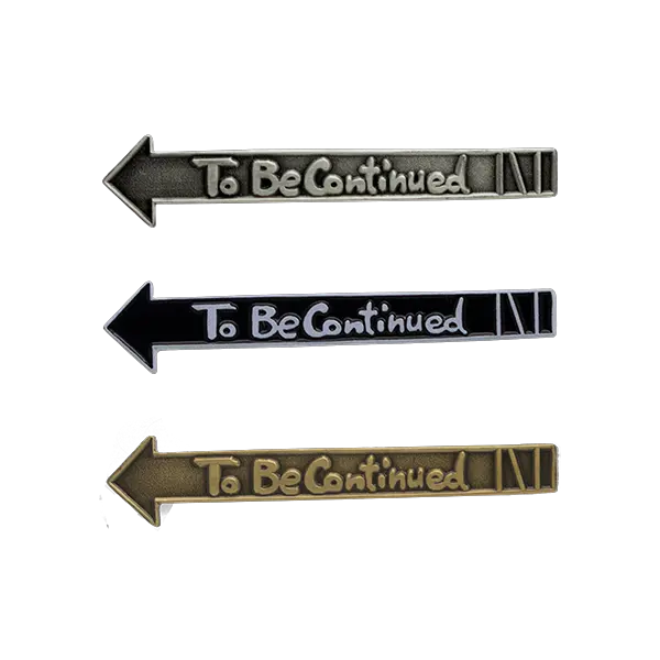  To Be Continued Enamel Pin In Transparent To Be Continued Meme Png File To Be Continued Meme Png