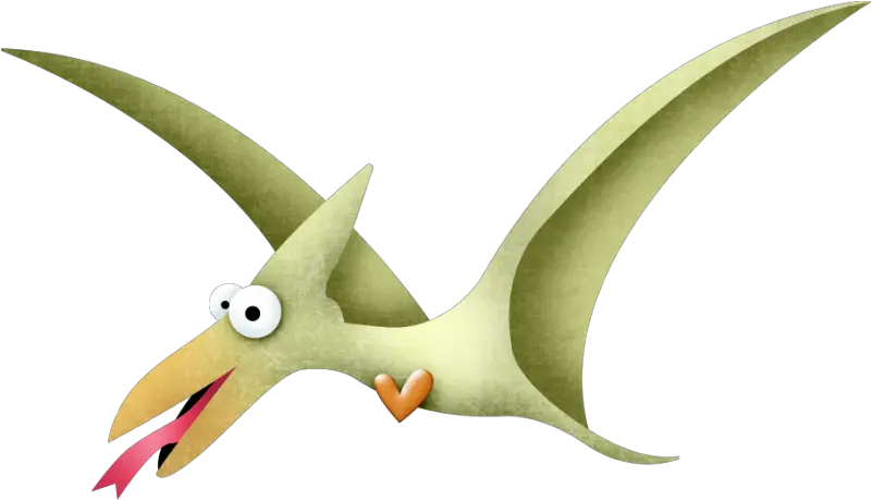  Download Fayette Urockmw Pterodactyl Green Pterodátilo Cartoon Png Pterodactyl Png