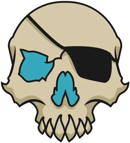  Transparent Png Svg Vector File Skull With Eye Patch Svg Eyepatch Png