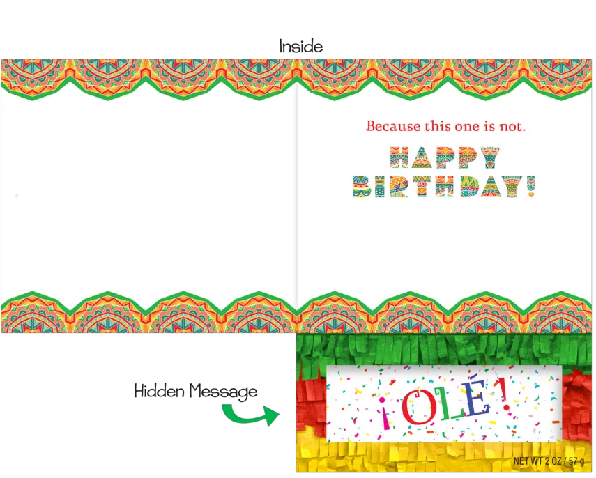  Candy Filled Birthday Card Dot Png Pinata Icon