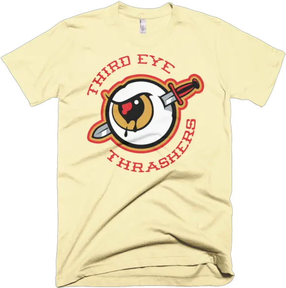  Third Eye Thrashers Classic Red Logo Crew Dentist T Shirt Png Third Eye Icon