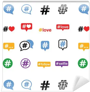  Wallpaper Hashtag Social Media Icons Set Pixershk Dot Png Social Media Icon Set Png