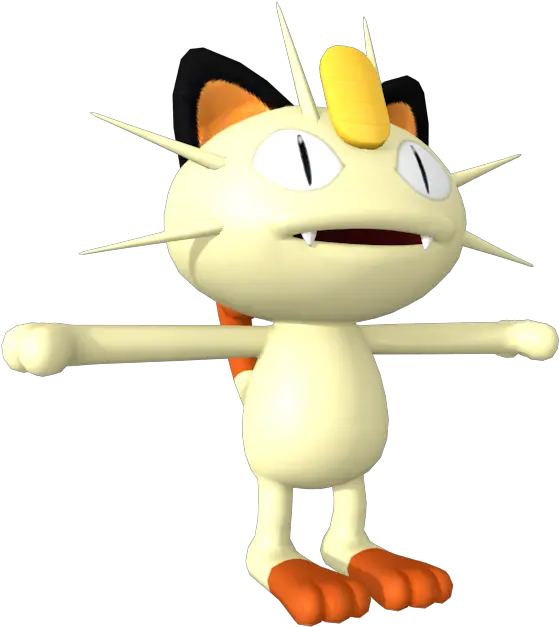  Mobile Meowth Model Resource Png Meowth Png