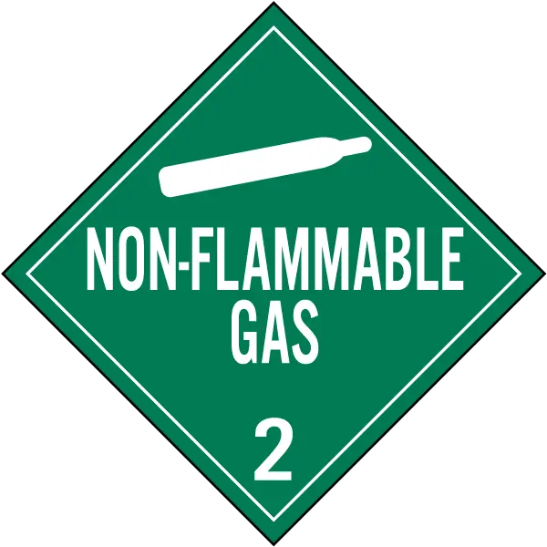  Class 2 Non Flammable Gas Icon Png Non Toxic Icon