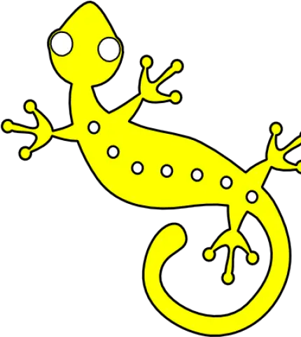  Yellow Spotted Lizard Clipart Gecko Clip Art Png Lizard Transparent