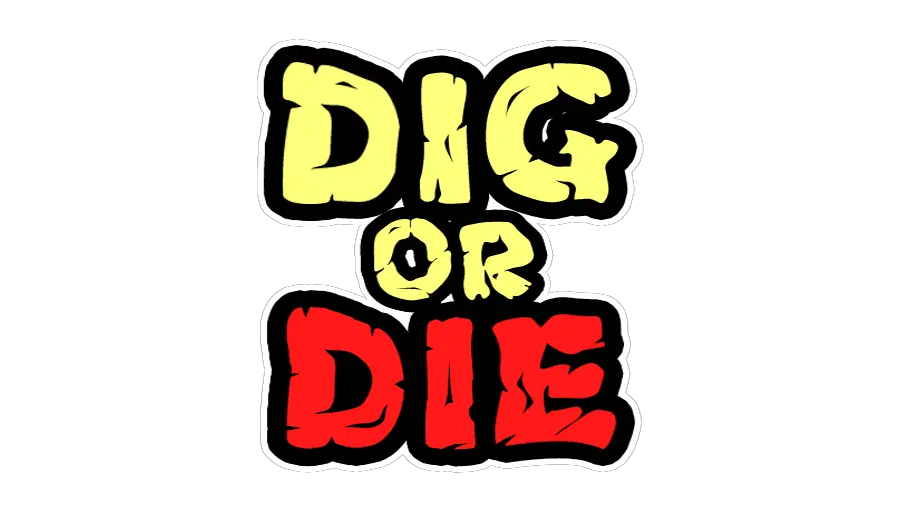  Gaddy Games Dig Or Die Logo Png Starbound Logo