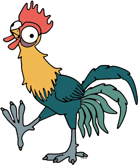  Disney Clip Art Galore Chicken From Moana Drawing Png Hei Hei Png