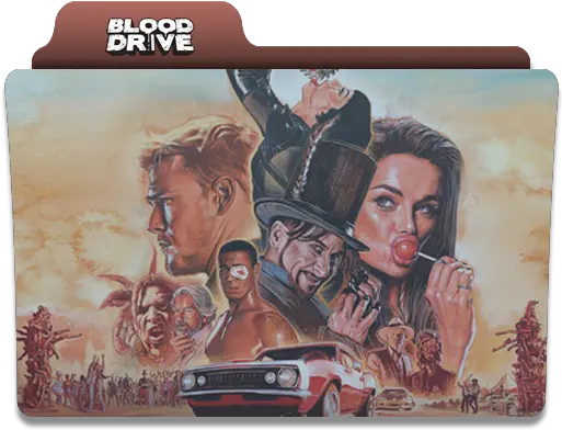  Blood Drive Tv Series Folder Icon By Kimojee Graham Humphreys Posters Png Google Drive Folder Icon