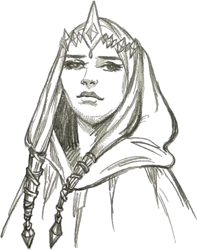  Elf Princess Sketch Image Public Domain Vectors Elf Princess Sketch Png Elf Fantasy Icon