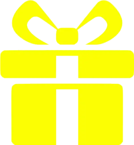  Yellow Gift Icon Free Yellow Party Icons Png Present Icon Vector