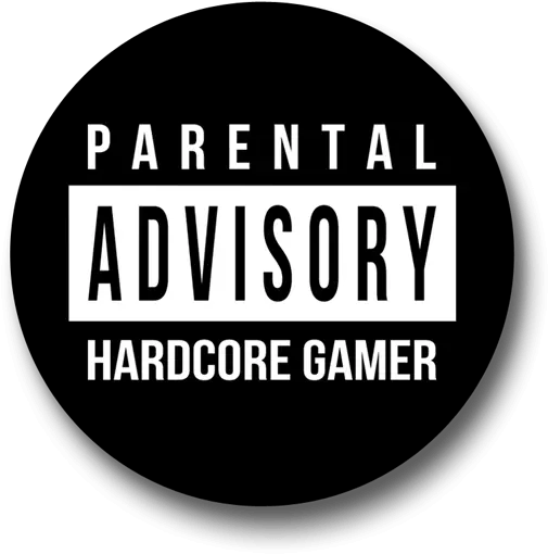  Hard Core Gamer Advisory Badge Design Institute For Health Ut Austin Png Parental Advisory Transparent Png