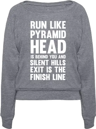  Download Hd Run Like Pyramid Head Is Behind You And Silent Long Sleeve Png Pyramid Head Png