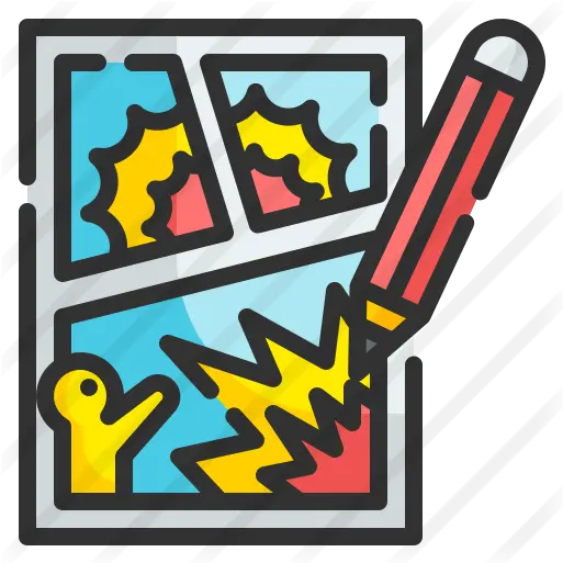  Comic Book Language Png Clear Blue Book Icon