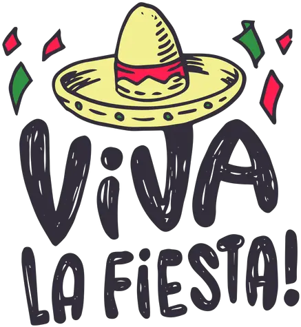  Viva La Fiesta Sombrero Sticker Clip Art Png Fiesta Png