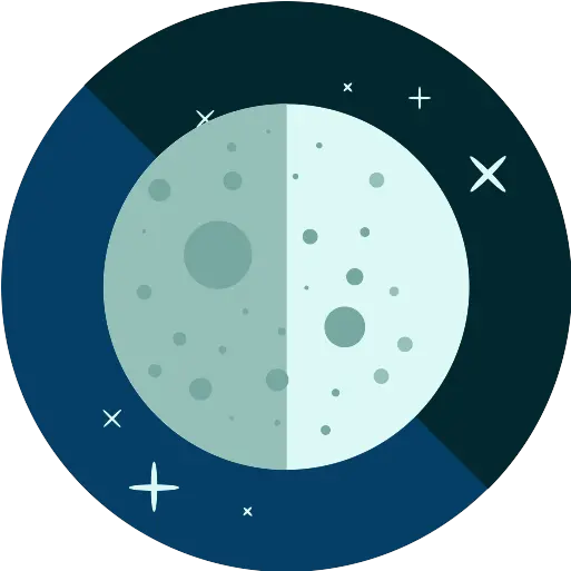  First Quarter Png Icon Lunar Phase Quarter Png