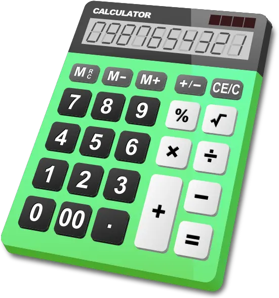  Calculator Light Green Vector Icon Svgvectorpublic Calculator Blue Icon Png Free Calculator Icon