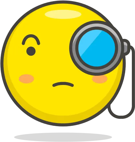  Monocle Free Icon Of 780 Vector Emoji Icon Png Monocle Icon