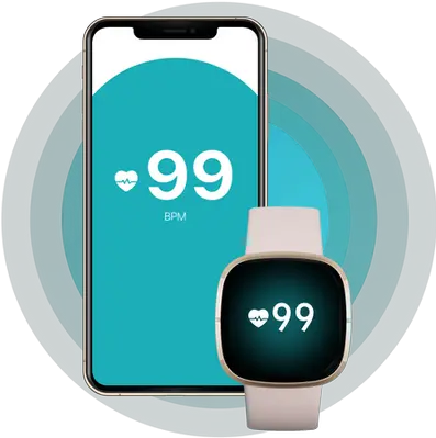  Echo Heart Rate Connect Your Fitbit Smartwatch To Any Portable Png Fit Bit Icon