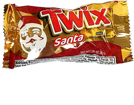  Twix Fun Size Santa Candy Bar Twix Png Twix Png