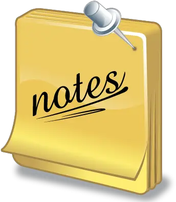  Yellow Note Icon Png Clipart Image Iconbugcom Notes