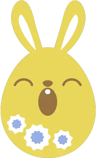  Easter Bunny Egg Emoji Material Cartoon Png Egg Emoji Png