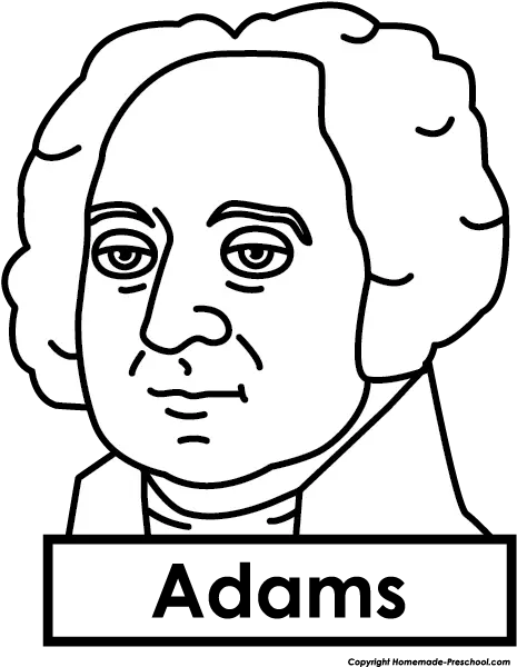  Adam Cole John Quincy Adams Cartoon Drawing Png Download John Adams Drawing Easy Adam Cole Png