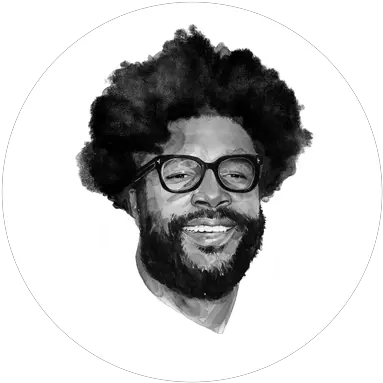  Download Hd Questlove Afro Transparent Png Image Nicepngcom Questlove Png Afro Png