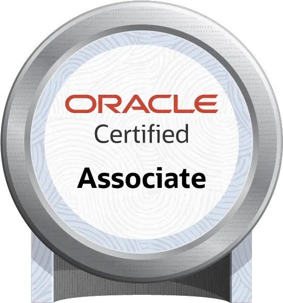  Oracle Database 12c Administrator Oracle Certified Associate Badge Png Oracle 11g Icon