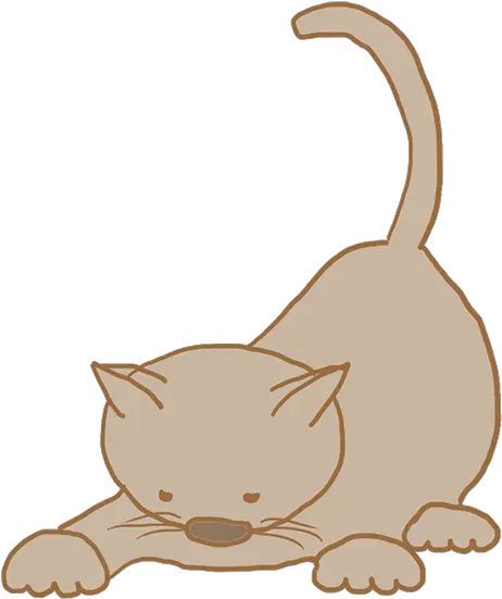  Cartoon Drawings Of Animals Cartoon Cat No Background Png Kitten Transparent Background