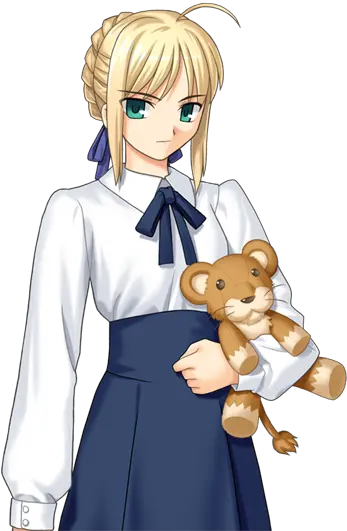  Saber Artoria Altria Arthur Pendragon Saber Fate Vn Sprite Png Saber Fate Icon