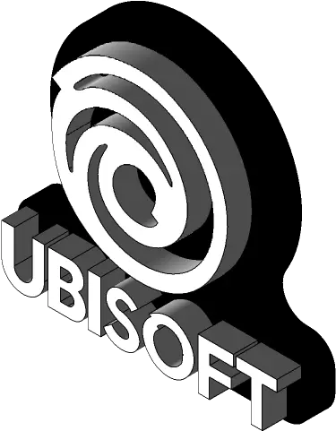  Ubisoft Keychain 3d Cad Model Library Grabcad Model Ubisoft Logo 3d Png Ubisoft Icon