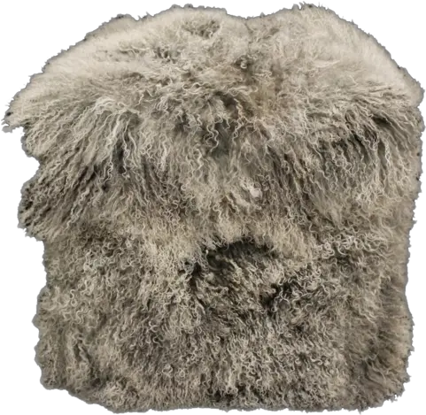  Chesterfield Leather Tibetan Lamb Pouf Ushanka Png Ushanka Transparent