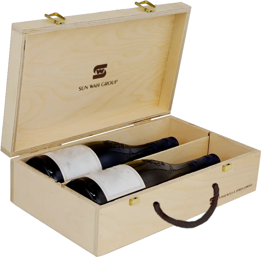  Wh02 Twobottlehingedboxc Fico International Wine Bottle Gift Box Png Bottle Png