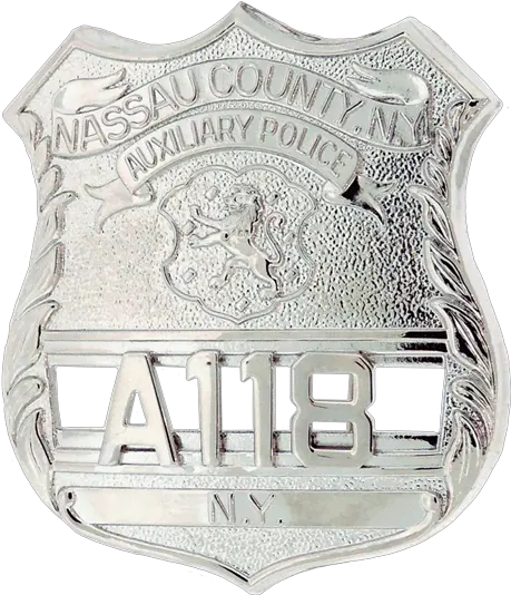  Nassau County Ny Auxilary Police Shield Nassau County Police Badge Png Police Shield Png