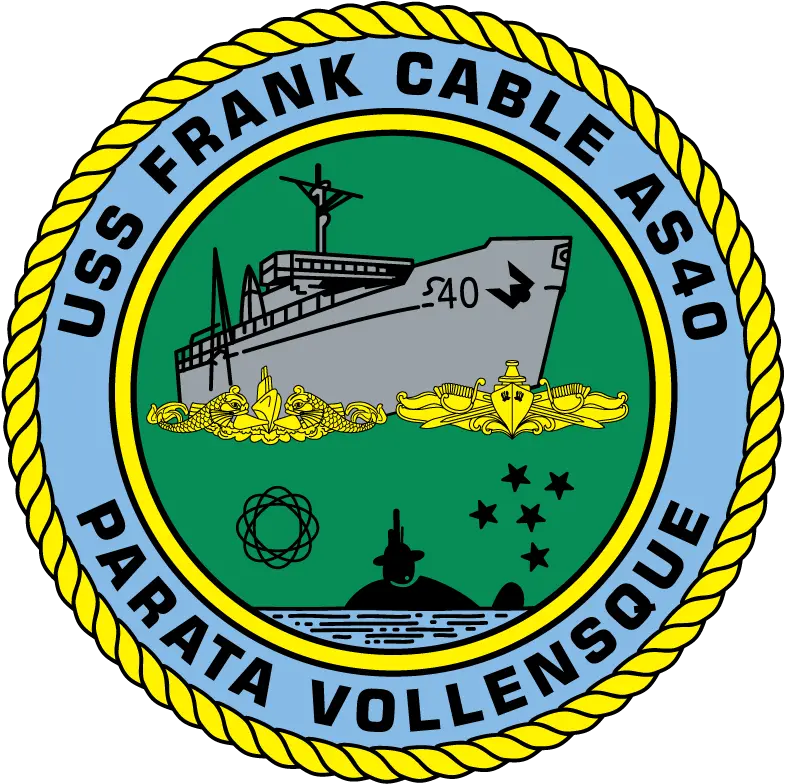  Uss Frank Cable As40 Parata Vollensque City Of North Ridgeville Logo Png Frank Iero Logo