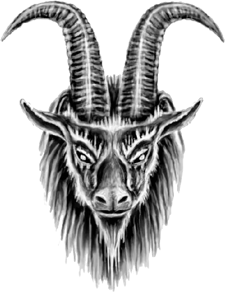  Goat Head Animal Tattoo Design Goat Head Tattoo Flash Png Goat Head Png