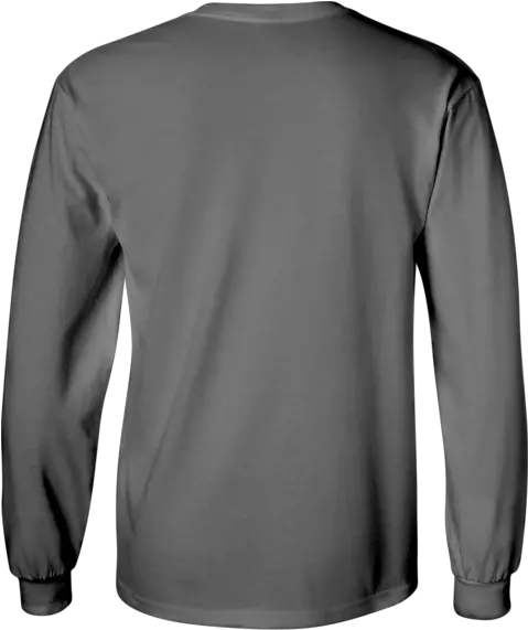  Ultra Cotton Long Sleeve T Shirt G2400 Tshirt Under Armour Long Sleeve Locker Tee Png Blank Shirt Png