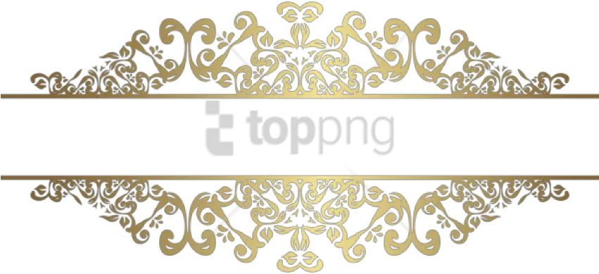  Download Free Png Gold Decorative Element Transparent Elegant Gold Border Ornament Png