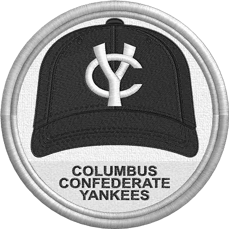  Columbus Confederate Yankees Baseball Cap Hat Sports Oneonta Yankees Logo Png Yankees Hat Png