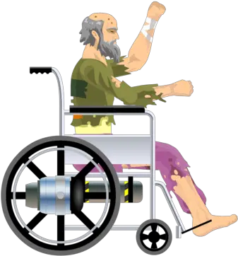  Wheelchair Guy Happy Wheels Wiki Fandom Happy Wheels Wheelchair Guy Png Wheel Chair Png