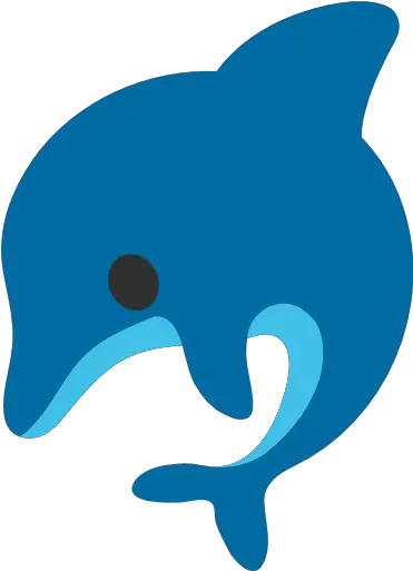  Dolphin Id 11526 Emojicouk Android Dolphin Emoji Png Mustache Icon For Facebook