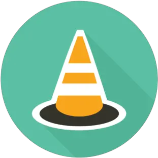  Flat Icon Traveling Traffic Cone Graphic By Artisthink Vertical Png Cone Icon